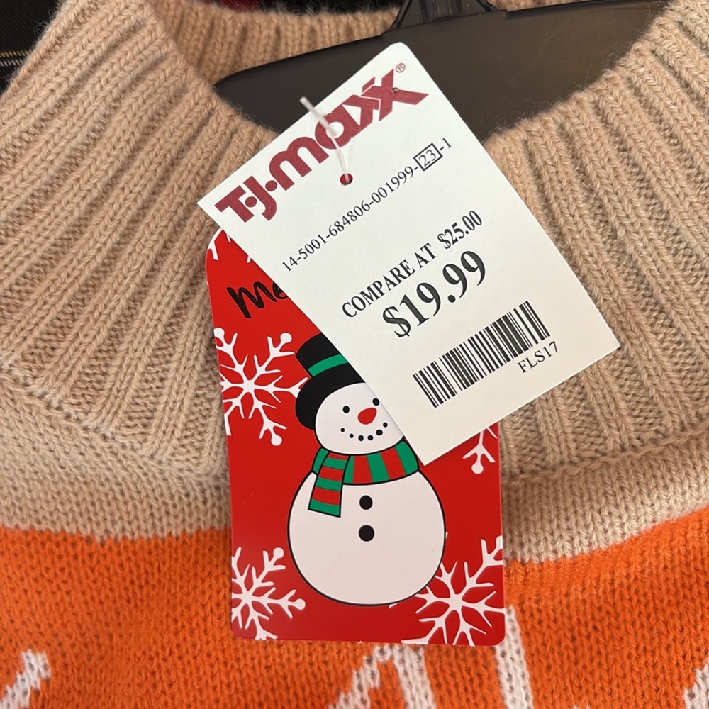 TJMaxx Penguin Ski Sweater - Picture 6 of 9
